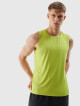 Pánský sportovní tank top regular z recyklovaných materiálů 4F - šťavnatý zelený Velikost: XXL - thumb (6)