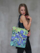 Bertoni Plátěná taška Sunny Irises Green 29 cm x 40 cm x 36 cm x 8 cm - thumb (2)