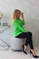 Světle zelené sako s klopami UNI - thumb (5)