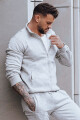Šedá pánská mikina na zip Dstreet BX4109z XXL - thumb (2)