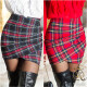 Sexy Koucla draped Highwaist Minisukně red S - thumb (21)