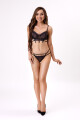 LivCo Corsetti Fashion Set (podprsenka + kalhotky) Nerina Black S/M - thumb (1)