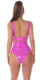 Sexy sukně Koucla Latexlook / Cover- up red XL - thumb (0)