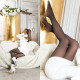 Sexy základní lemované zimní punčocháče black Einheitsgroesse - thumb (21)