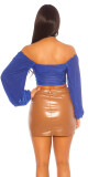 Sexy minisukně Koucla Leatherlook BRONZE S - thumb (17)