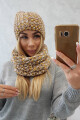 Dámská fleecová souprava Merry K202 hnědá+hořčicová UNI - thumb (0)