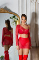 Sexy Koucla 2Piece Set / síťová sukně a top black Einheitsgroesse - thumb (7)
