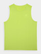 Pánský sportovní tank top regular z recyklovaných materiálů 4F - šťavnatý zelený Velikost: XXL - thumb (5)