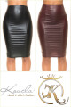 Sexy tužková sukně KouCla Wetlook se zipem BORDEAUX M - thumb (30)