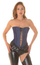 Sexy 2dílný set / Korsáž + tanga v džínách Look blue M - thumb (15)