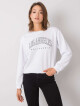 RUE PARIS Bílá mikina bez kapuce Velikost: L / XL - thumb (1)