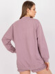 Základní oversize zaprášená růžová mikina L / XL - thumb (4)