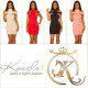 Sexy KouCla mini dress with Collar & Cut outs oldpink M - thumb (14)