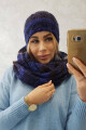 Dámská souprava Zuzanna K257 cornflower+black UNI - thumb (3)