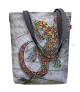 Bertoni Plátěná taška Sunny Lizard Grey 29 cm x 40 cm x 36 cm x 8 cm - thumb (3)