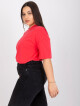 Korálové tričko z bavlny plus size XL - thumb (9)