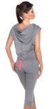 Trendy KouCla Dance chillhoodie + zip na zádech barva pink velikost S/M - thumb (11)