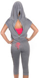 Trendy KouCla Dance chillhoodie + zip na zádech barva pink velikost S/M - thumb (7)
