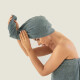 Ručník Zwoltex Head Sauna Grey 70x31 - thumb (3)