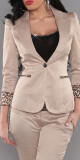 Sexy KouCla-Blazer s potiskem Leoprint brown 40 - thumb (8)