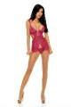 Dámské erotické šaty Peyton chemise - BEAUTY NIGHT FASHION fialová L/XL - thumb (0)