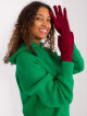 Vínové, elegantní dámské rukavice L / XL - thumb (4)