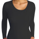 Dámská košilka Emili black plus - EMILI černá 4XL - thumb (1)