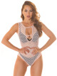Sexy síťové tělo s výřezem a dekory white L/XL - thumb (2)