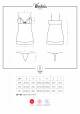 Košilka Wonderia chemise - Obsessive černá S/M - thumb (1)