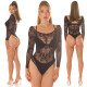 Sexy Musthave síťové body s dlouhým rukávem ve festivalovém stylu black Einheitsgroesse - thumb (0)