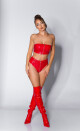 Sexy Koucla Latexlook Hotpants se zipem pink XL - thumb (7)