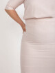 Světle růžová plus size sukně ze sady Velikost: 44 - thumb (1)