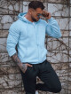 Pánská mikina s kapucí Sky Blue Dstreet BX4246z L - thumb (0)