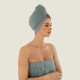 Ručník Zwoltex Head Sauna Grey 70x31 - thumb (2)