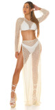 Sexy sukně Koucla Highwaist Net Maxi Skirt / Cover-Up black S/M - thumb (16)