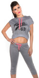 Trendy KouCla Dance chillhoodie + zip na zádech barva pink velikost S/M - thumb (15)