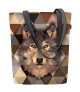 Bertoni Plátěná taška Sunny Wolf Brown 29 cm x 40 cm x 36 cm x 8 cm - thumb (5)