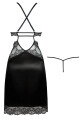 Erotická košilka Adelaide chemise black - BEAUTY NIGHT FASHION černá L/XL - thumb (4)