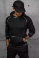 Pánská černá mikina Dstreet BX5515 L - thumb (3)