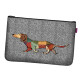 Bertoni Velká kapesní kosmetická taška Joker Grey 31 cm x 20 cm x 1 cm - thumb (1)