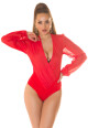 Sexy body mit Tiefem Ausschnitt red L - thumb (14)