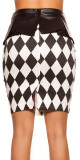 Sexy KouCla pencilskirt w.peplum a.diamonddesign barva blackwhite velikost 36 - thumb (13)