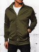 Zelená pánská mikina na zip Dstreet BX5561 XXL - thumb (0)