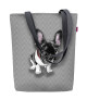 Bertoni Plátěná taška Sunny Chester Black/White 29 cm x 40 cm x 36 cm x 8 cm - thumb (2)