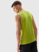 Pánský sportovní tank top regular z recyklovaných materiálů 4F - šťavnatý zelený Velikost: XXL - thumb (1)