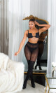 Dámské sexy punčocháče "Hearts" SH6718 černé - In-StyleFashion one size - thumb (15)