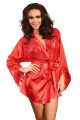 Dámský župan Prilance - BEAUTY NIGHT FASHION Červená XL/XXL - thumb (2)