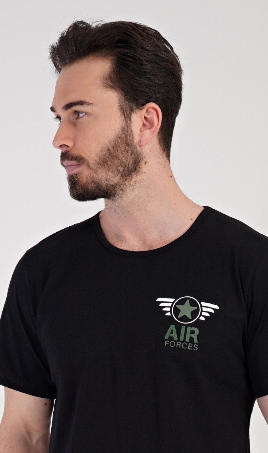 Pánské pyžamo šortky Air černá L - main (2)