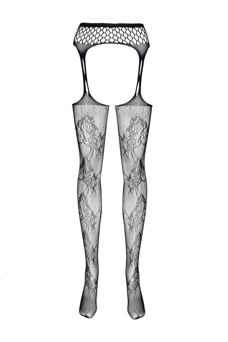 Dámské punčochy Pilar - BEAUTY NIGHT FASHION černá S/L - main (12)