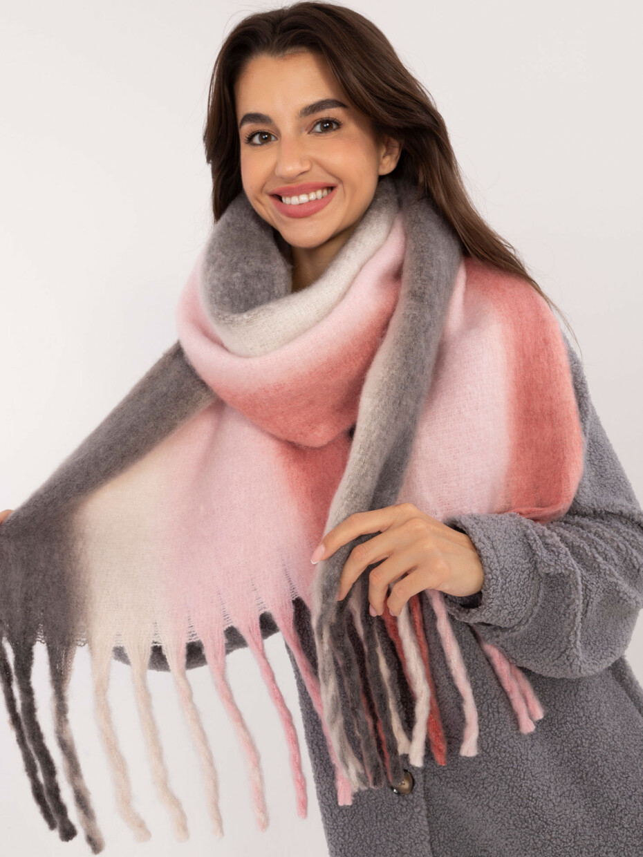 Šála AT SZ 2320.50 šedorůžová jedna velikost - main (4)